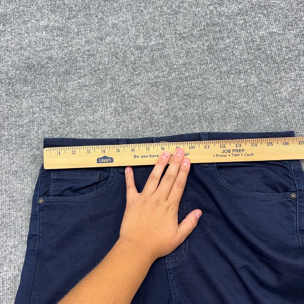 Monfrere Jeans Men 34X30 Blue Denim Stretch Greyson Skinny Fit Garment Dyed Dark - Picture 4 of 10